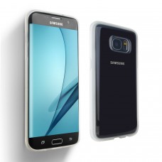 Samsung Galaxy S6 Edge Plus - Anti-Gravity Upgrade Version Glass Window Suction Sticky Hard Phone Protective Cover Case - Clear